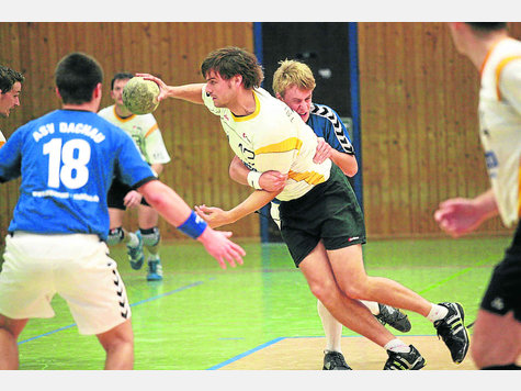 Schwer zu halten war im Derby Felix Andlauer. foto: daniela bartels