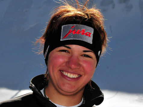 BU: Endlich strahlt sie wieder: Anja Blieninger geht optimistisch an das Comeback heran.