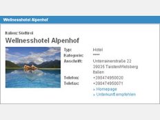 Zu jeder Unterkunft, die wir Ihnen auf merkur.ferien-regionen.de vorstellen, finden Sie detaillierte Infos.