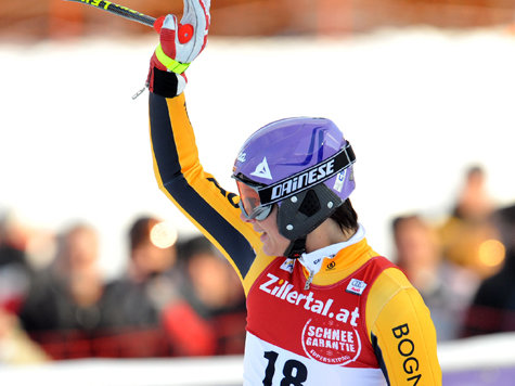 Maria Riesch erreichte den fünften Platz. Maria Riesch erreichte den fünften Platz.