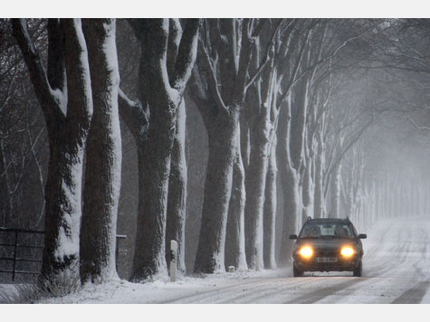 Wintereinbruch in Deutschland