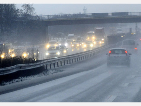Wintereinbruch in Deutschland