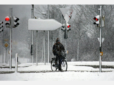 Wintereinbruch in Deutschland