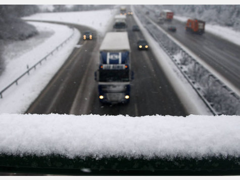 Wintereinbruch in Deutschland