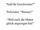 Die Spr&uuml;che sollten Sie nie zu Polizisten sagen