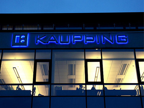 In Schieflage geraten: Kaupting-Bank.
