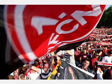 1. FC N&uuml;rnberg feiert den Aufstieg
