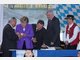 Bundeskanzlerin Merkelbeim Lohhofer Volksfest