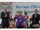 Bundeskanzlerin Merkelbeim Lohhofer Volksfest