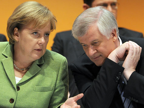 CSU-Chef Horst Seehofer und Kanzlerin Angela Merkel(CDU).
