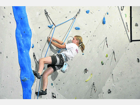Ronja Kellner gewann am Wochenende den ersten Durchgang der Rockgames bei den B-Jugendlichen und ist nun Favoritin auf den Gewinn der bayerischen Meisterschaft.