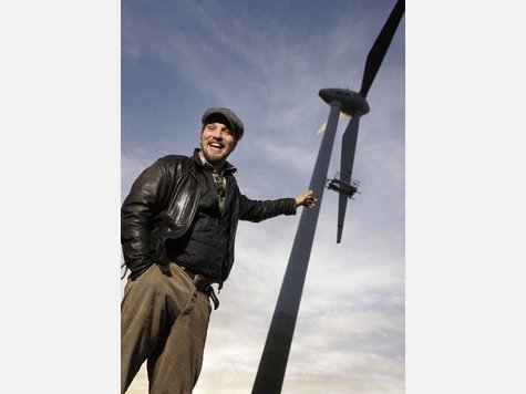 Stern des S&uuml;dens - Windrad wird Weihnachtsstern
