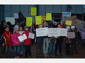 Demo an der Grundschule Dachau-Ost