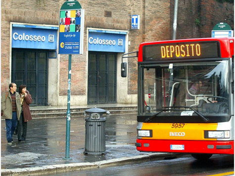 Bus Rom Stadt Bus Rom Stadt