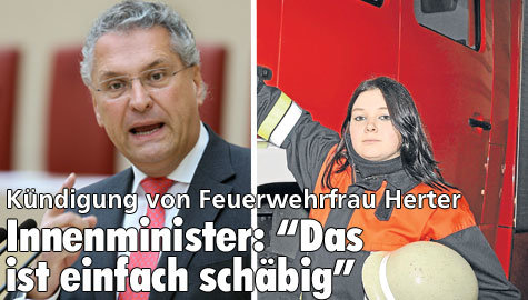Innenminister: Kündigung der Feuerwehrfrau "einfach schäbig"
