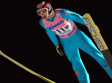 Pascal Bodmer ist der Hoffnungstr&auml;ger unter den deutschen Skispringern