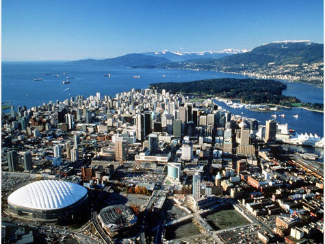 Ein Blick auf die kanadische Metropole Vancouver Ein Blick auf die kanadische Metropole Vancouver
