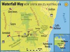 Australien Waterfall Way