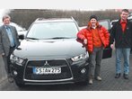 Jochen Rupp, Gewinner der Verlosung zur Freisinger Autoschau testet Großraumlimousinen