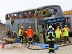 Reisebus auf A8 verunglückt - zwei Tote