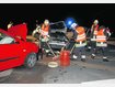 Zwei leicht Verletzte forderte am Freitagabend ein Verkehrsunfall auf der B 11. Foto: Hermsdorf