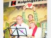 Ein ph&auml;nomenales Trio: Dr. Hermann Bendl, Peter Fleischer und Luise Hinz beim Singspiel im dreimal voll besetzten Pfarrheim von Mari&auml; Verk&uuml;ndigung. Fotos: ham