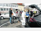 Besucher trotzen Schnee und Kälte
