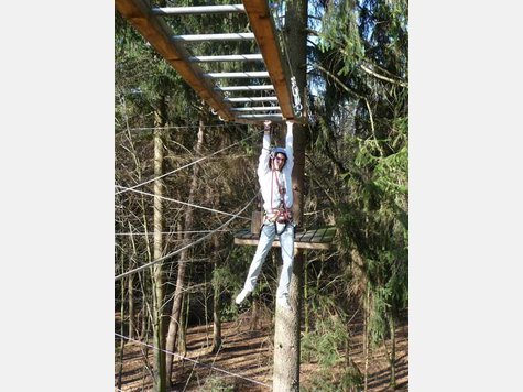 Tour durch Waldkletterpark in Jetzendorf
