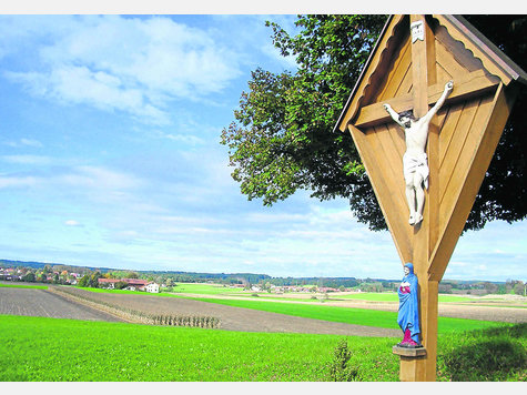 Das Naherholungsgebiet im Osten Grafings. Es wird von der Umfahrung durchschnitten. Foto: lan