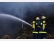 Ein Opfer der Flammen: die landwirtschaftliche Lagerhalle in der Riegerau.