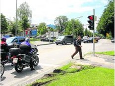 Ampel-Ausfall an der Stau-Kreuzung