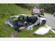 T&ouml;dlicher Unfall auf B472: Auto entzweigerissen