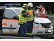 A8: Unfall mit &ouml;sterreichischem Rettungswagen im Einsatz