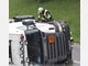 Sauerstoff-Laster kippt um - A95 voll gesperrt