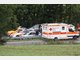 Sauerstoff-Laster kippt um - A95 voll gesperrt