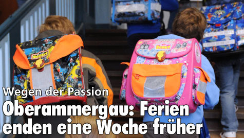 Wegen der Passion: Sommerferien enden in Oberammergau eine Woche früher
