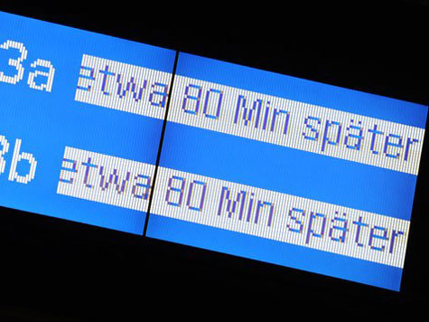 Bahn Versp&auml;tung