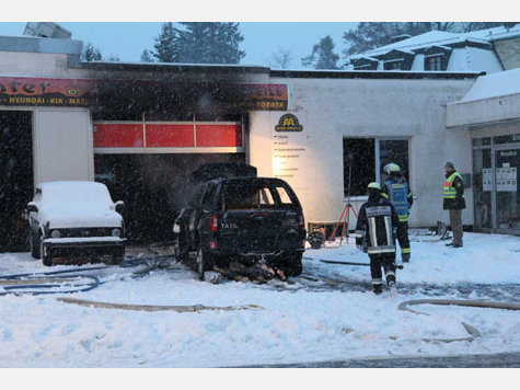 Traunstein: Brand in Kfz-Werkstatt&nbsp;