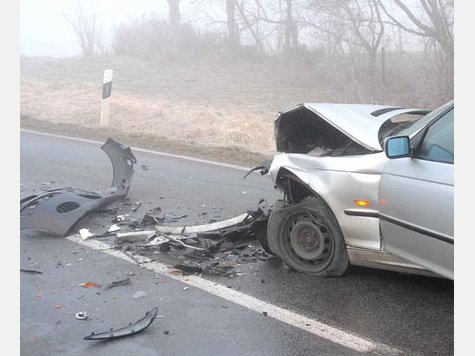 Schwerer Nebel-Unfall bei Hampersdorf