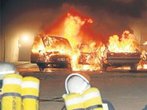 Forscher: Brand im Tunnel Vogelstimmen führen aus dem Tunnel