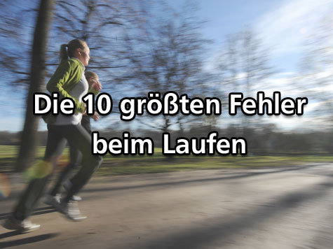 Laufen Training Fehler