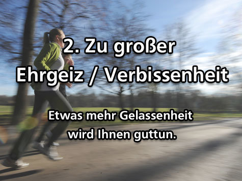Laufen Training Fehler