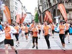 Stadtlauf München: Bilder vom Zieleinlauf auf dem Marienplatz