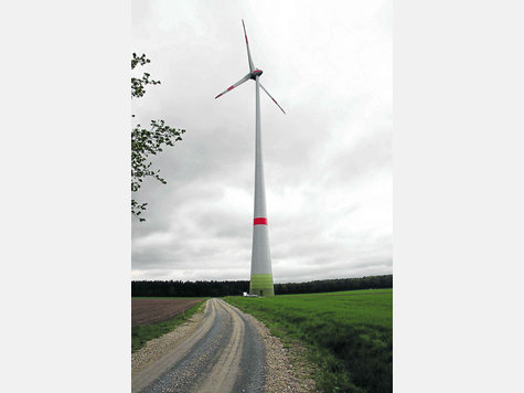 Sechs Windr&auml;der plant das Unternehmen Green City Energy am Rande des Ebersberger Forstes. foto: kn