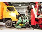 ADAC Crashtest Lkw-Auffahrunfall