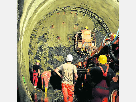 Da ging’s noch voran: Mineure bei den Arbeiten im Norden. Foto: Sehr Da ging’s noch voran: Mineure bei den Arbeiten im Norden. Foto: Sehr