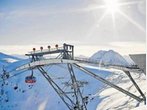 Kitzbühel: Skiregion rund um Hahnenkamm, Ganslerhang mit dem Ski-Express