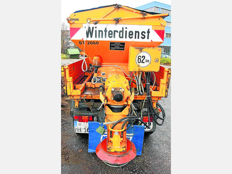 Allzeit bereit ist der Winterdienst der Stadt. Foto: MM