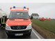 Lkw kippt auf B20 um