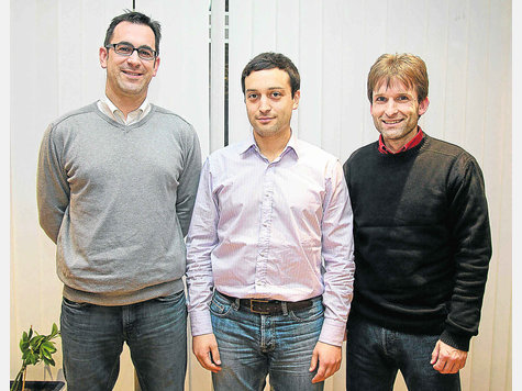 Die neuen sportlich Verantwortlichen bei der FT Starnberg 09 (v.l.): Stefan Stuhler, Trainer der zweiten Mannschaft, Teammanager Markus Marchner und Chefcoach Timo Bartnick. foto: svj